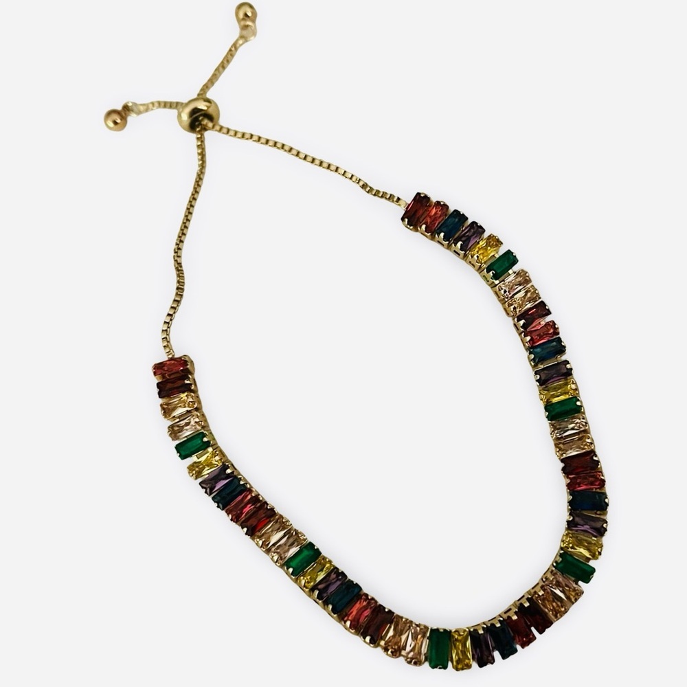 Multicolor Beaded Adjustable Bracelet